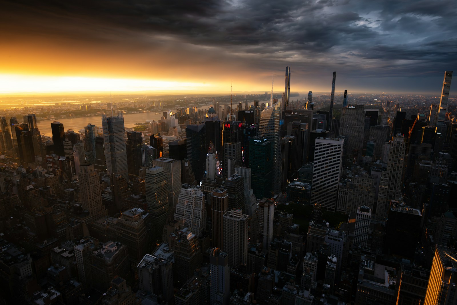 Future cityscape